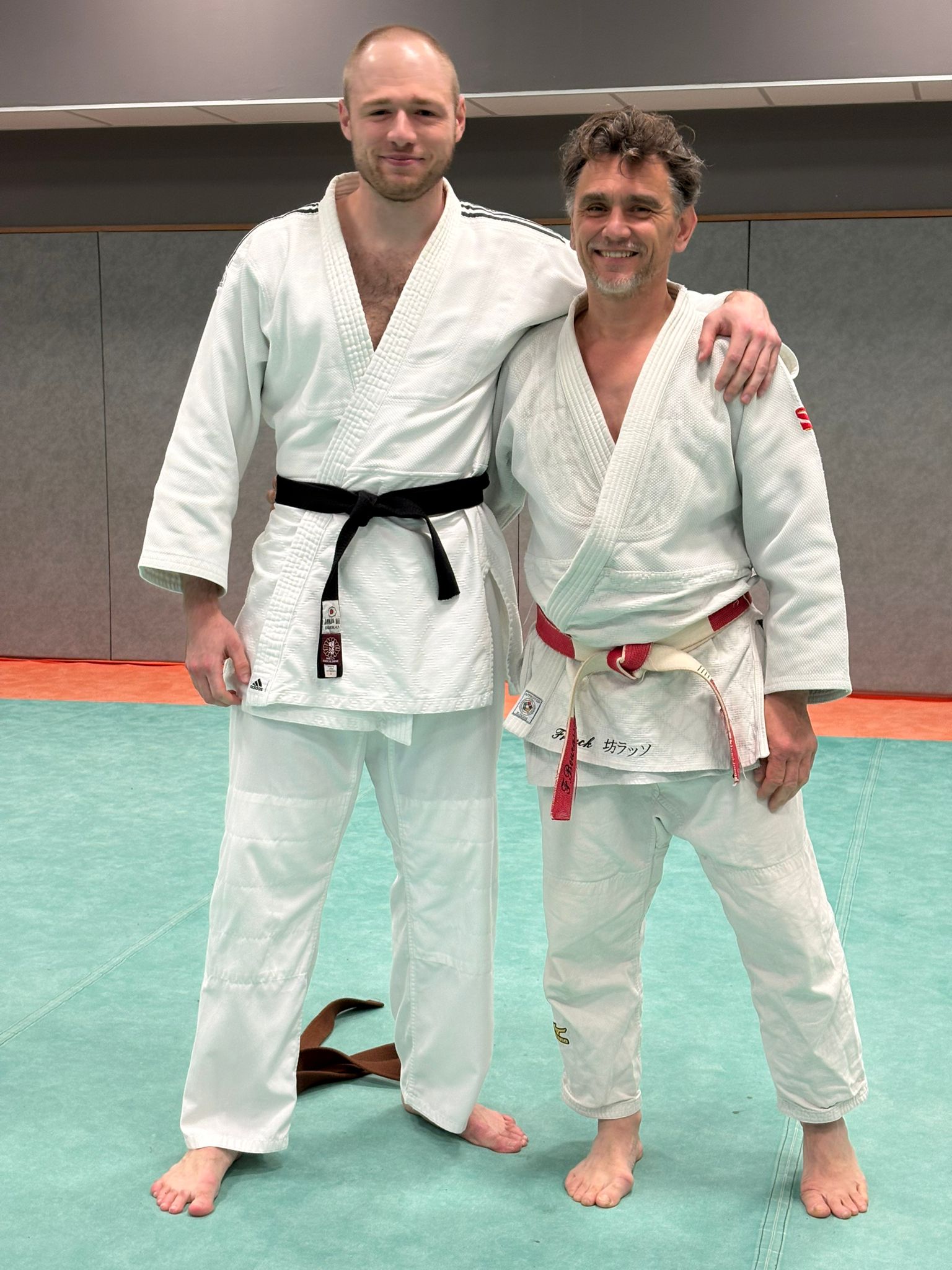 Sur le tatami avec Franck